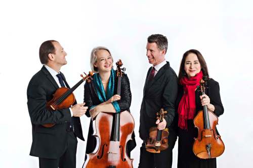 SUPPLIED
The Penderecki String Quartet &mdash; Jerzy Kaplanek (from left), Katie Schlaikjer, Jeremy Bell and Christine Vlajk &mdash; is playing at the Agassiz festival.