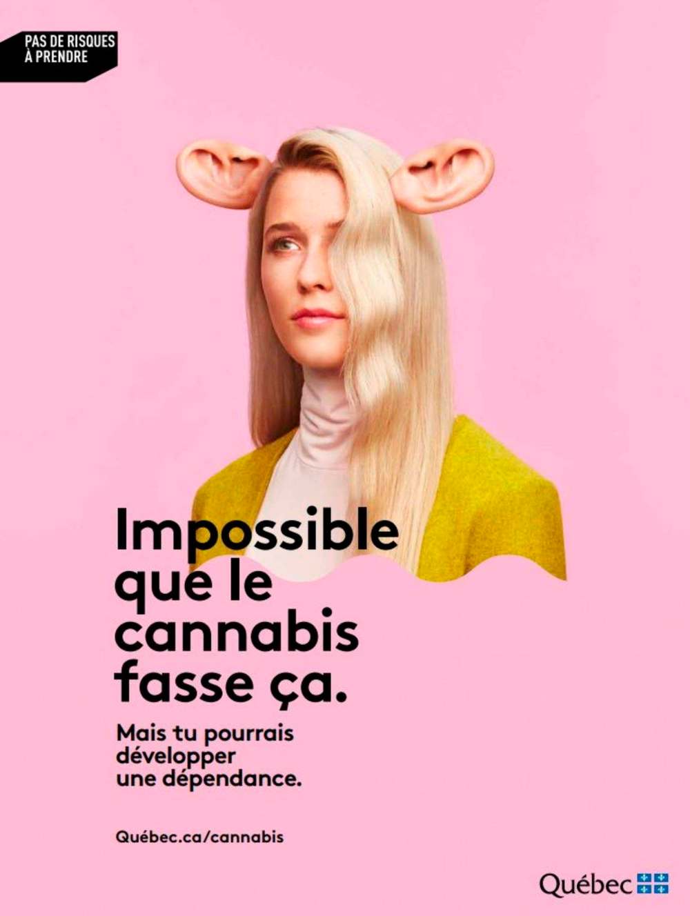An image from Quebec's cannabis messaging campaign for youth. (Government of Quebec)