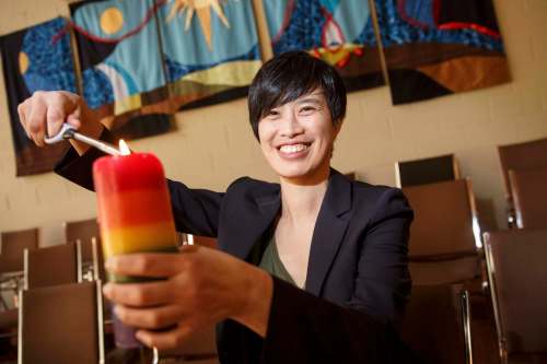 MIKE DEAL / WINNIPEG FREE PRESS FILES
Immanuel United Church minister Ha Na Park hopes people can speak openly about their faith and spirituality at the conference.