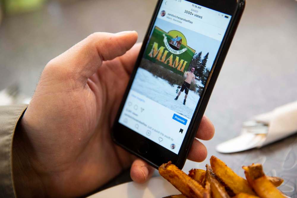 MIKAELA MACKENZIE/WINNIPEG FREE PRESS
Carew Duffy ranks a chicken club as his No. 1 sandwich.