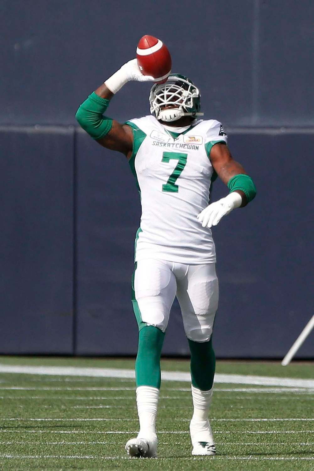 John Woods / The Canadian Press files
Former Roughriders D-lineman Willie Jefferson is impressing coaches at Bombers camp.