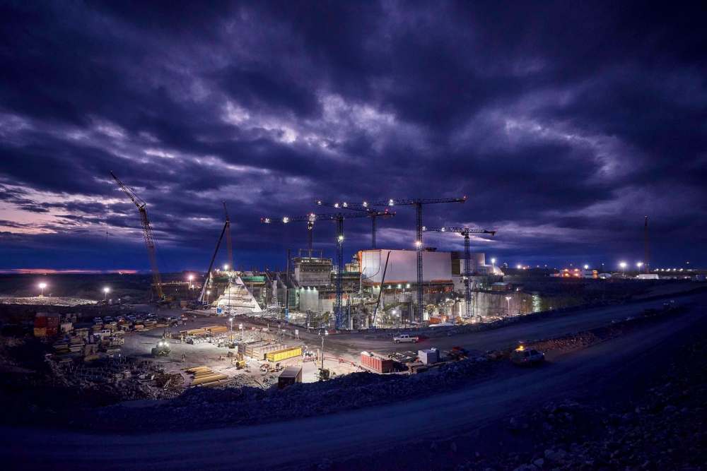 MANITOBA HYDRO
This August 2018 image shows ongoing construction on the Keeyask generating station.
