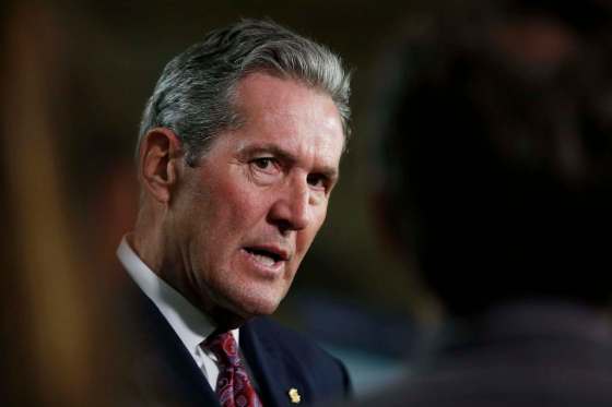 JOHN WOODS / WINNIPEG FREE PRESS FILESPremier Brian Pallister’s government is set to introduce a mineral development protocol today.