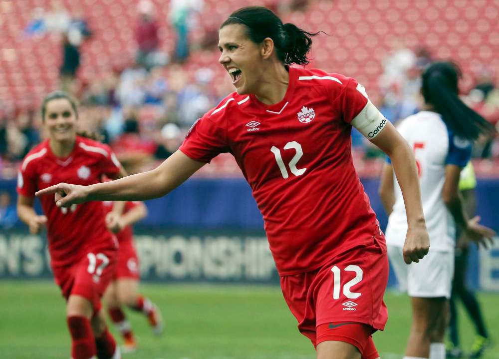 Already a decorated Olympian and champion at club level, all that’s really missing for Christine Sinclair is World Cup success. (Andy Jacobsohn / Associated Press files)