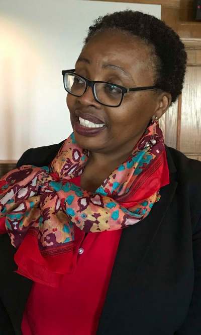 MARTIN CASH / WINNIPEG FREE PRESS
Dorothy Nyambi, CEO of MEDA, recently visited Winnipeg to meet with supporters.