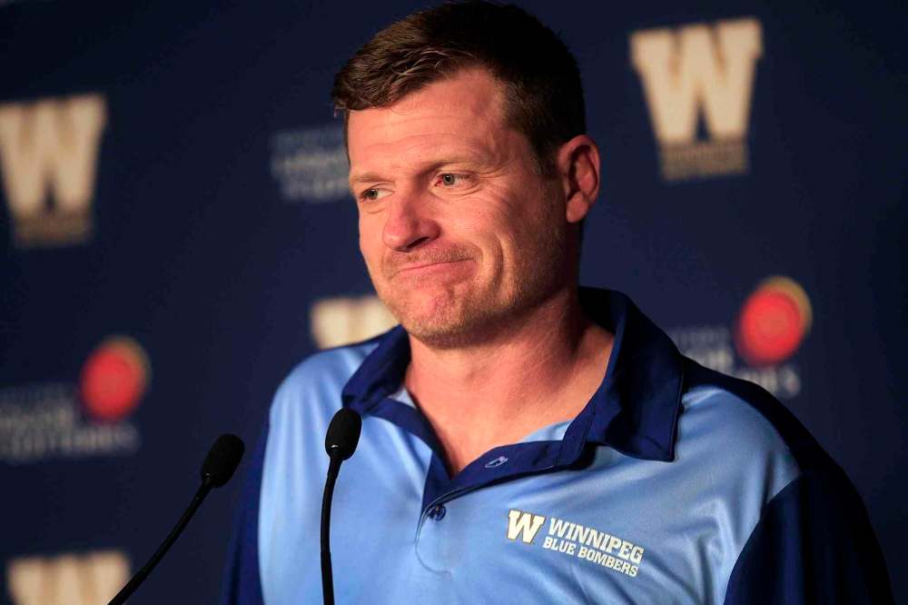 PHIL HOSSACK / WINNIPEG FREE PRESS
Bombers coach Mike O'Shea