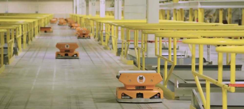 Supplied
Amazon’s Pegasus warehouse robots have logged more than 2.4 million kilometres of driving, a company blog post says.