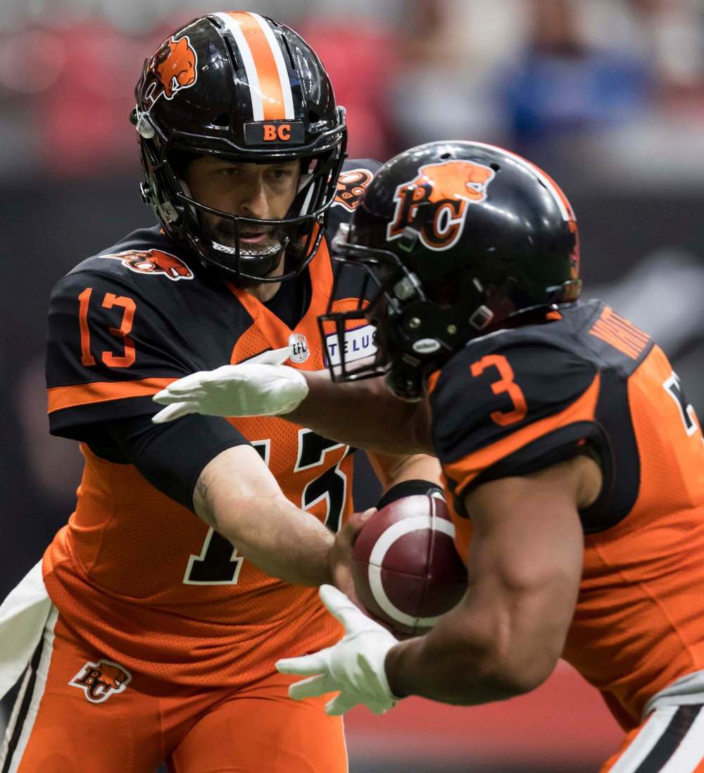 B.C. Lions quarterback Mike Reilly.