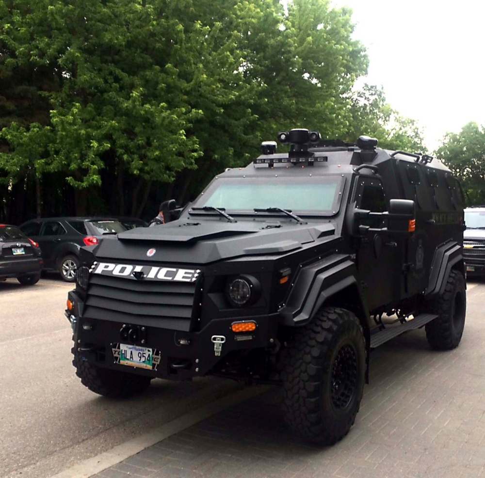 BORIS MINKEVICH / WINNIPEG FREE PRESS FILES
Winnipeg police services' Gurkha armoured vehicle was used 78 times in 2018.