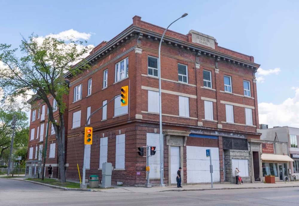 SASHA SEFTER / WINNIPEG FREE PRESS
The abandoned Rubin Block located at 270 Morley Avenue in Riverview is one of two Manitoba buildings on an annual list of Canada's