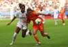 FRANCISCO SECO / THE ASSOCIATED PRESS 
Canada's Ashley Lawrence (left) and Netherlands' Danielle Van De Donk vie for the ball.