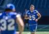 SASHA SEFTER / WINNIPEG FREE PRESS
Winnipeg Blue Bombers linebacker DJ Lalama, who missed the 2018 CFL season due to a shoulder injury, is healthy and eager to contribute with his hometown squad.