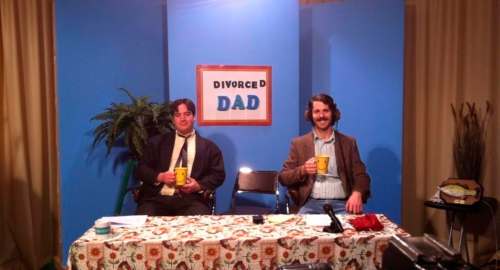 Kino-Lorber
Hosts with the most: Gilles Degagne and Matthew Kennedy in Divorced Dad.