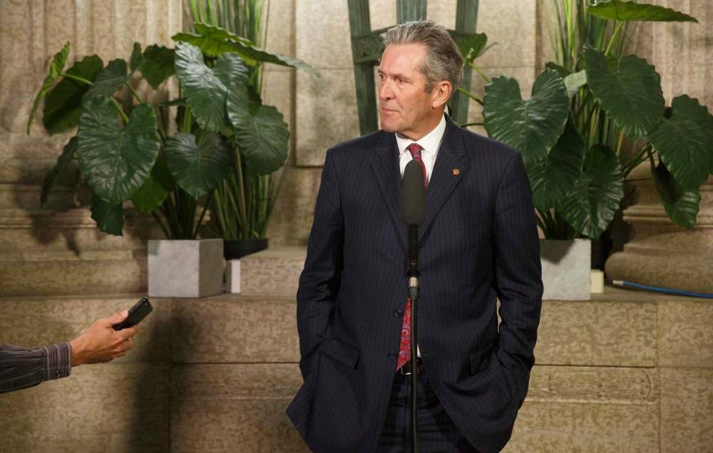 It has been a non-stop torrent of tough love for the unions from Premier Brian Pallister. (Mike Deal / Free Press files)