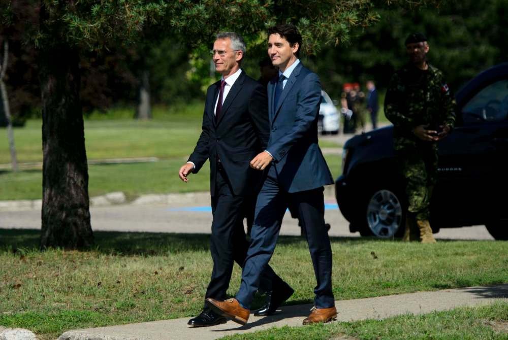Sean Kilpatrick / The Canadian Press
NATO Secretary-General Jens Stoltenberg and Prime Minister Justin Trudeau.