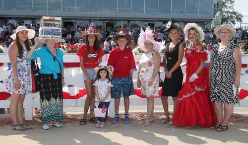 Jason Halstead / Assiniboia Downs
The hat competition at the Manitoba Derby is always a creative affair.