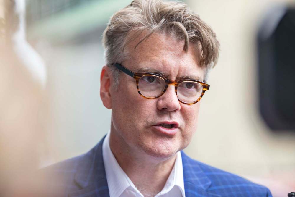 SASHA SEFTER / WINNIPEG FREE PRESS FILES
Manitoba Liberal Leader Dougald Lamont announced his party would spend hundreds of thousands of dollars on a province-wide advertising campaign to boost local spending.
