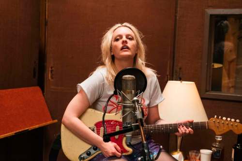 DONALD STAHL / GUNPOWDER & SKY
Elisabeth Moss plays a &rsquo;90s-inspired rock star, Becky Something, in Her Smell.