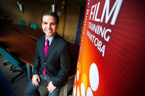 MIKAELA MACKENZIE / WINNIPEG FREE PRESS
Adam Smoluk, 39, started at Film Training Manitoba 15 years ago &mdash; and now he&rsquo;s leading the organization.