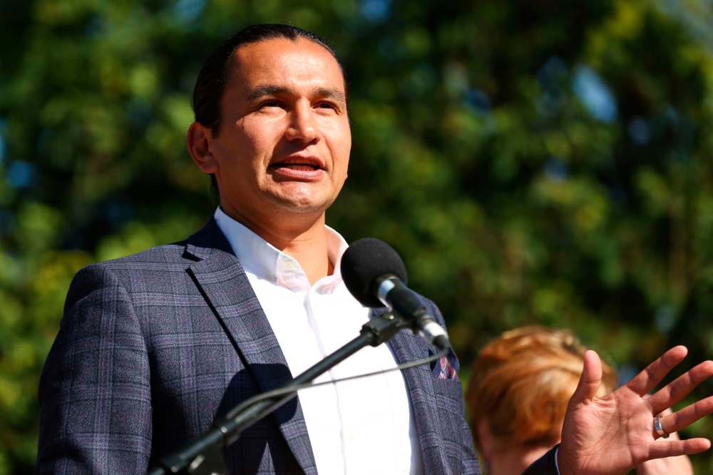 MIKE DEAL / WINNIPEG FREE PRESS
The Progressive Conservatives have made Manitoba NDP leader Wab Kinew’s history the focus in their advertising campaign for next month’s provincial election.