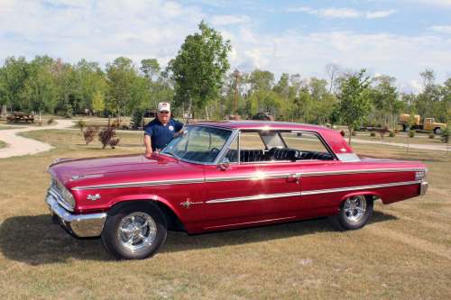 Photos by Larry D&rsquo;Argis / Winnipeg Free Press
Linden Johnson shows off his 1963 Galaxie 500 XL Club Victoria. He bought the car in Kelowna and had it shipped to Manitoba.