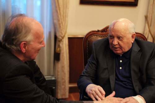 1091 Media / The Orchard
Filmmaker Werner Herzog (left) and Former Soviet Union president Mikhail Gorbachev.