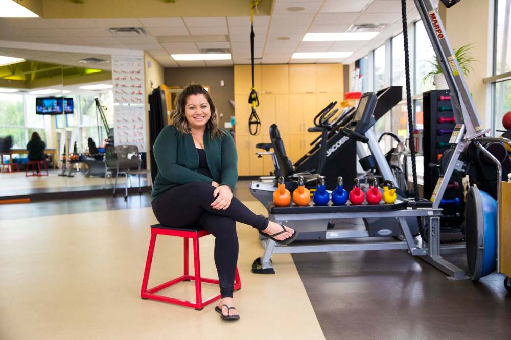 MIKAELA MACKENZIE / WINNIPEG FREE PRESS
Athletic therapist Megan Pomarensky has also seen a shift in exercise goals.