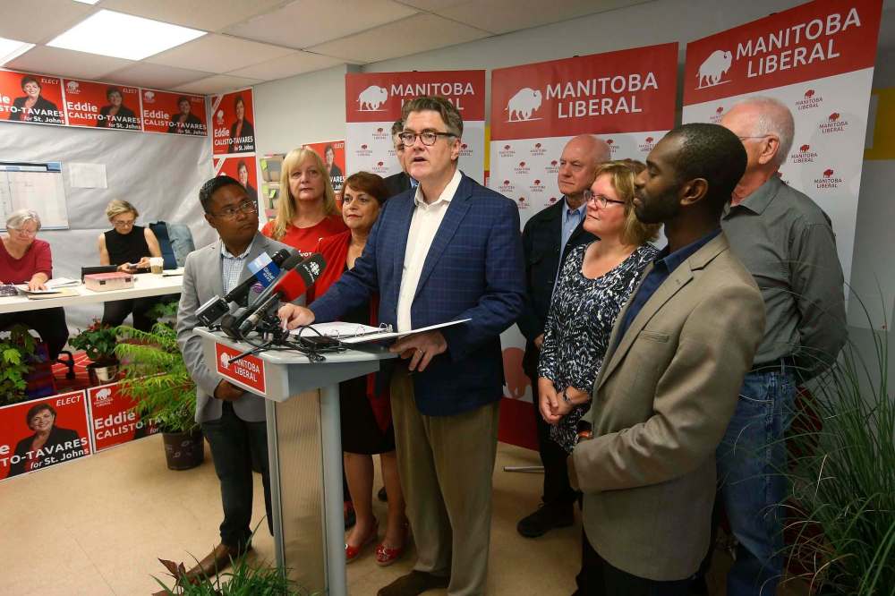 JOHN WOODS / WINNIPEG FREE PRESS
Liberal Leader Dougald Lamont says the current government’s austerity policies have been ‘choking off’ economic growth in Manitoba.