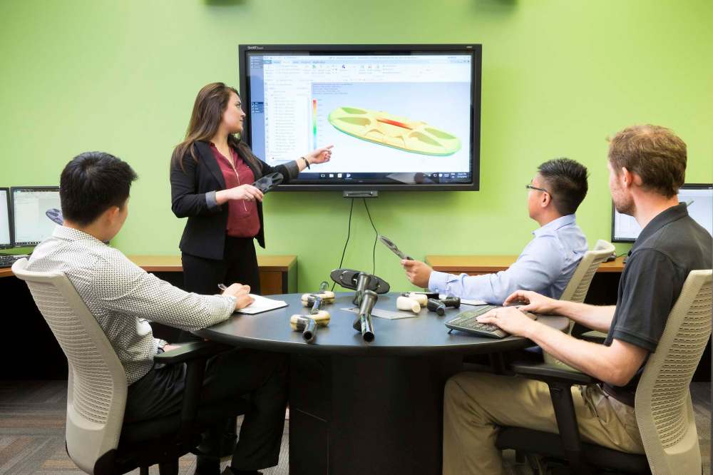 Supplied
The CAD Cave where the engineers work on design and analysis. Among other things, CIC pioneered the development of bio-fibres to be used in mainstream manufacturing.
