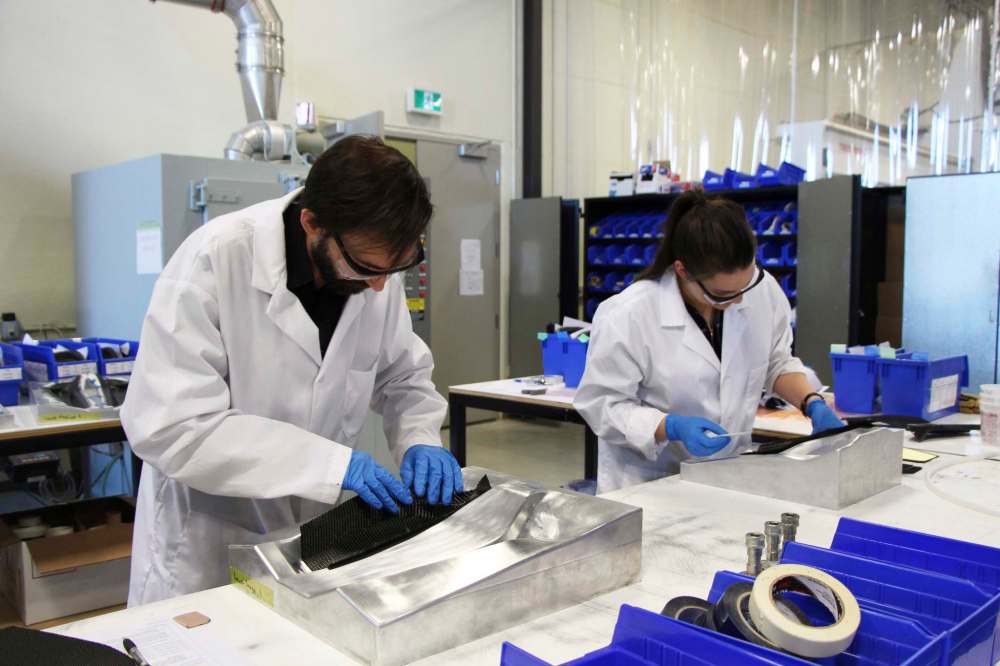 SUPPLIED
A pair of CIC staff manufacturing parts for a project with Bionic Power.
