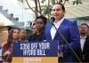 THE CANADIAN PRESS / Kelly Geraldine Malone
Manitoba NDP Leader Wab Kinew promised to keep the carbon tax at $20 a tonne and give a $350 rebate on energy bills if elected in September.