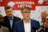 THE CANADIAN PRESS/John Woods
Manitoba Liberal Party Leader Dougald Lamont speaks during a press conference in Winnipeg, Tuesday.