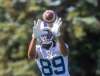 SASHA SEFTER / WINNIPEG FREE PRESS
Winnipeg Blue Bombers wide receiver Kenny Lawler catches a pass during a practice at the University of Manitoba East Turf Field on Thursday.
