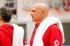 Daniel Crump / Winnipeg Free Press
Team Canada head coach Glenn Hoag watches over a team practice for the NORCECA Men&rsquo;s Continental Championship in Winnipeg on Monday.