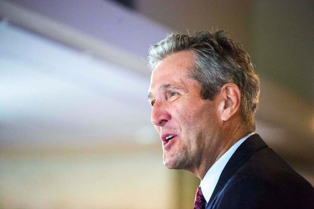 Brian Pallister and the Conservatives promise to phase out education property taxes within 10 years. (Mikaela MacKenzie / Winnipeg Free Press)