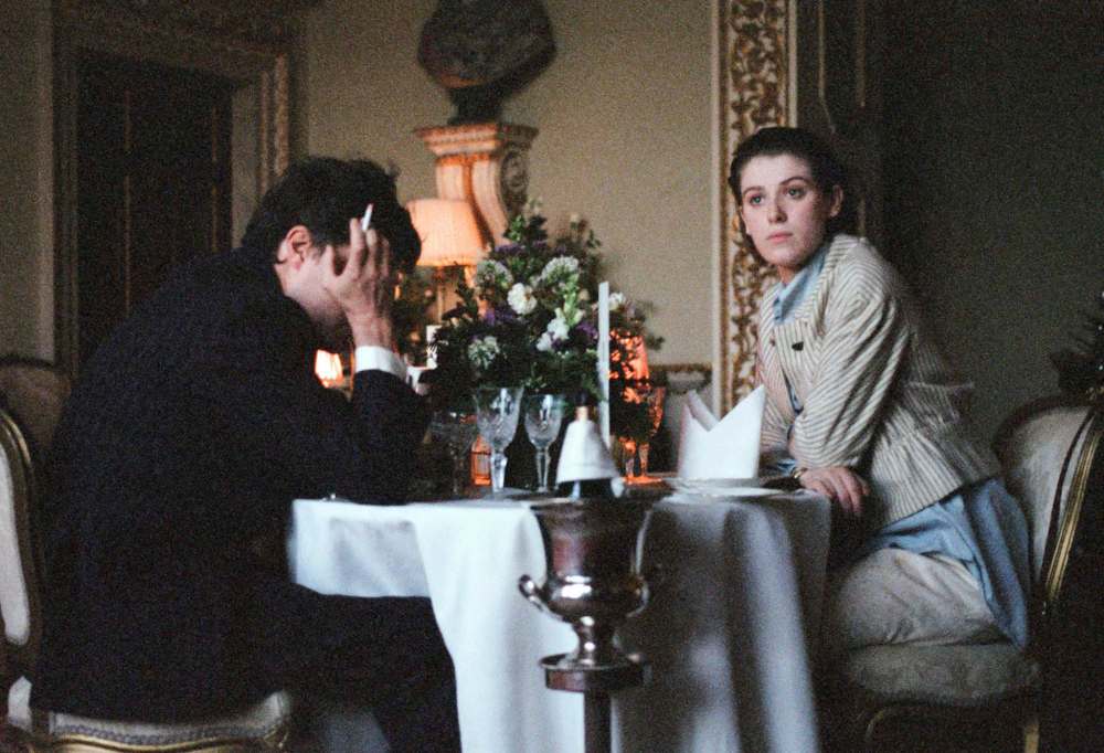 Agatha A. Nitecka / Sundance Institute
Tom Burke (left) keeps a secret about his heroin addiction from his girlfriend, played by Honor Swinton Byrne, in The Souvenir.