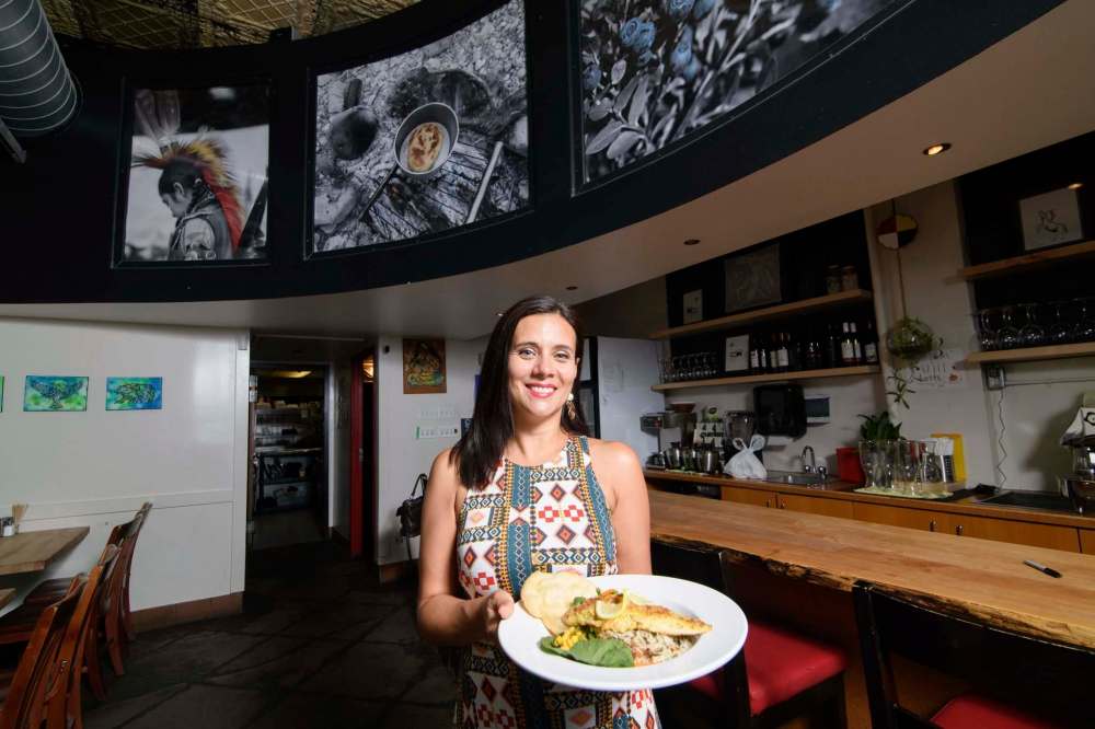 Mike Sudoma / Winnipeg Free Press files
Christa Bruneau-Guenther, owner of Feast Café Bistro, will be able to hire about five more employees thanks to federal funding coming her way. She says staff is her biggest expense.