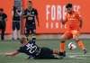 Peter Power / The Canadian Press files
Tristan Borges (right, toying with Antigua FC&rsquo;s Pablo Ignorance) is a force for the Forge.