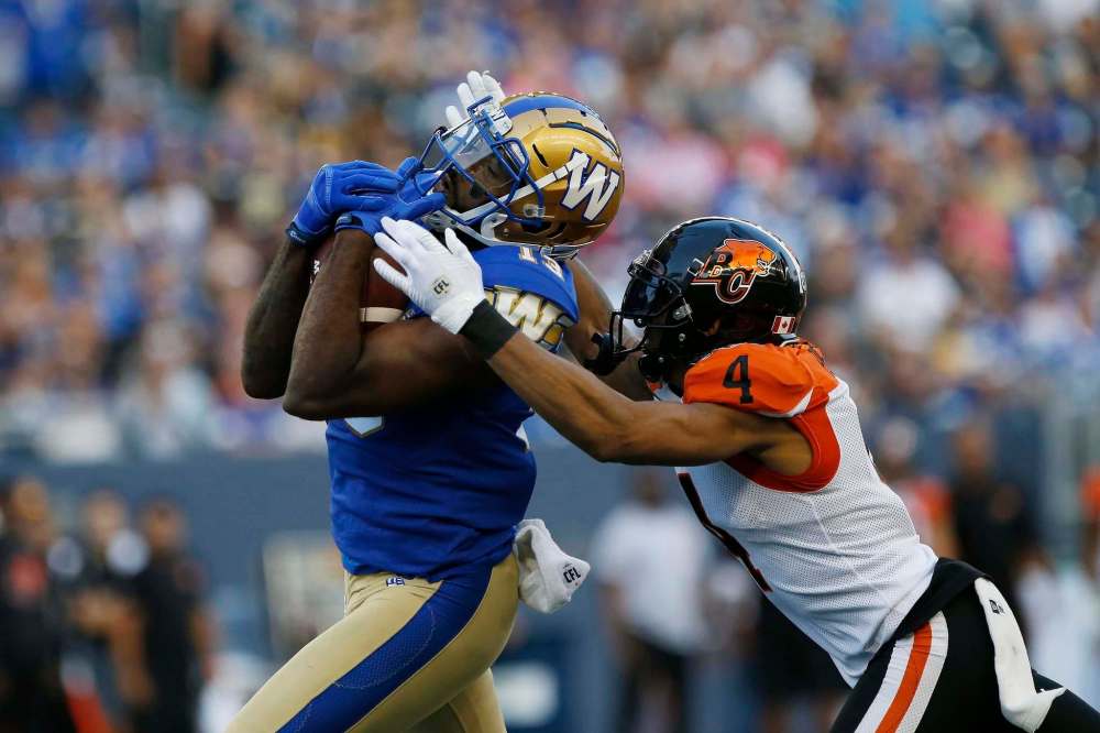 John Woods / The Canadian Press
Chris Matthews was released by the Winnipeg Blue Bombers when they terminated the receiver's three-year contract in August.