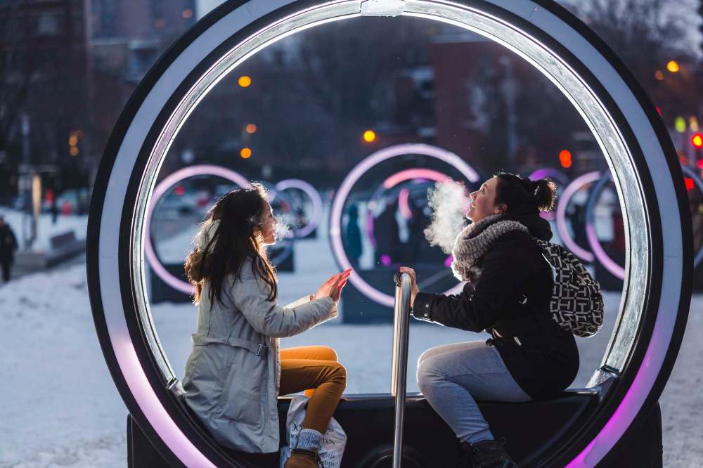 Loop is one of the featured pop-up public art installations at this year’s Nuit Blanche event. It will be on display in Old Market Square. (Ulysse Lemerise)