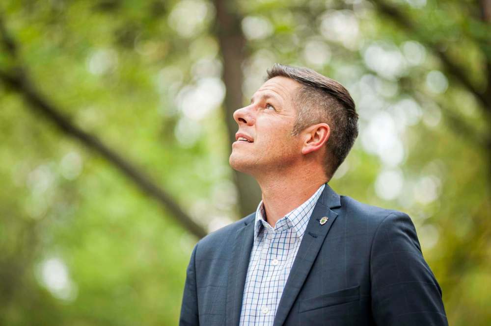 Last Thursday, Winnipeg Mayor Brian Bowman unveiled the Million Tree Challenge, encouraging the planting of that many trees as Winnipeg’s population grows to one million residents over the next 20 years. (Mike Sudoma / Winnipeg Free Press files)