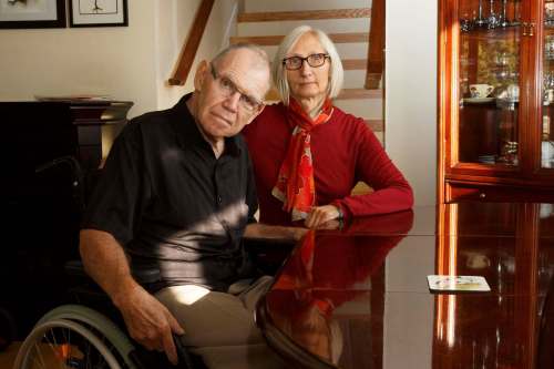 MIKE DEAL / WINNIPEG FREE PRESS
Rick Simpson, who has Parkinson&rsquo;s disease, and his wife and caregiver Bette Palmquist. Managing medications correctly for seniors helps improve quality of life.