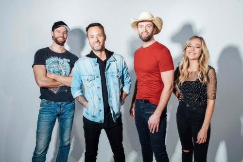 SUPPLIED
Canadian country artists Chad Brownlee, from left, Dallas Smith, Dean Brody and MacKenzie Porter are performing across Canada together on the Friends Don't Let Friends Tour Alone tour.