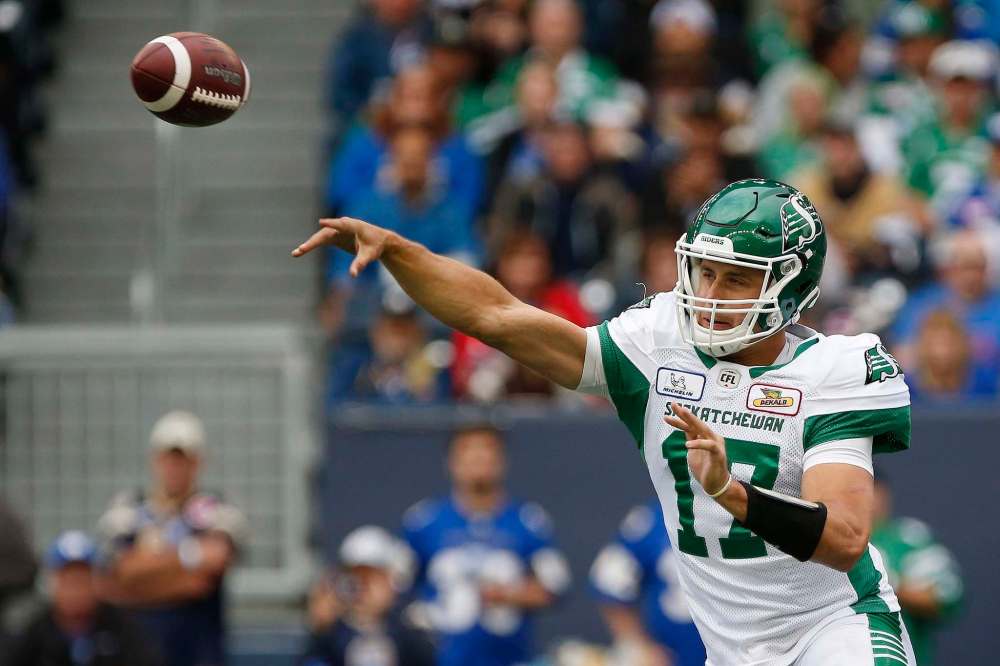 THE CANADIAN PRESS/John Woods
The Winnipeg Blue Bombers acquired quarterback Zach Collaros and a 2020 fifth-round selection from the Toronto Argonauts in exchange for a conditional 2020 third-round pick.
