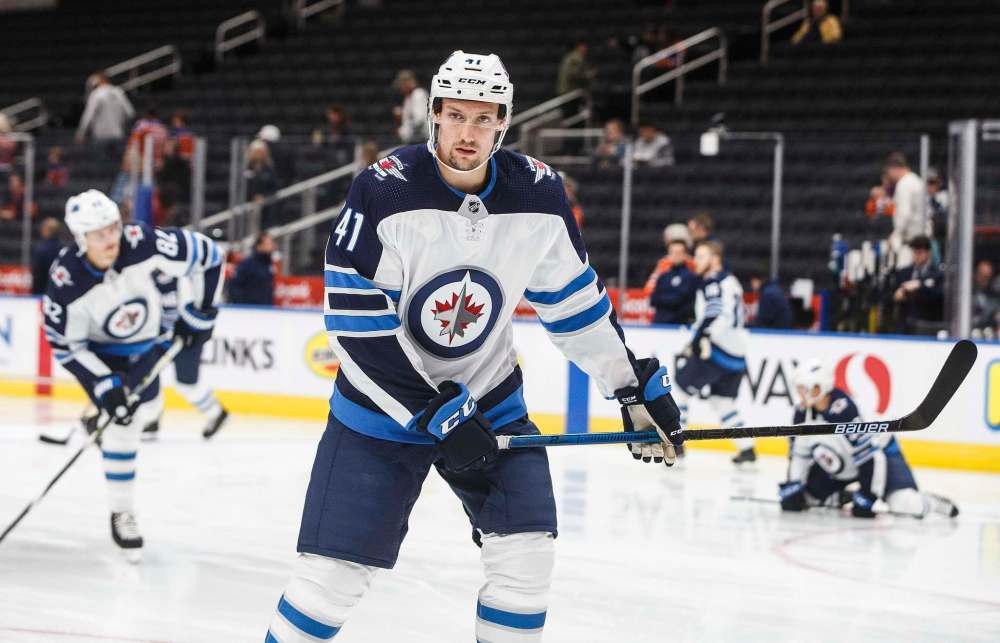 After learning his was playing tonight, David Gustafsson phoned his parents in Sweden, where the puck will drop at 2 a.m. (Jason Franson / The Canadian Press)