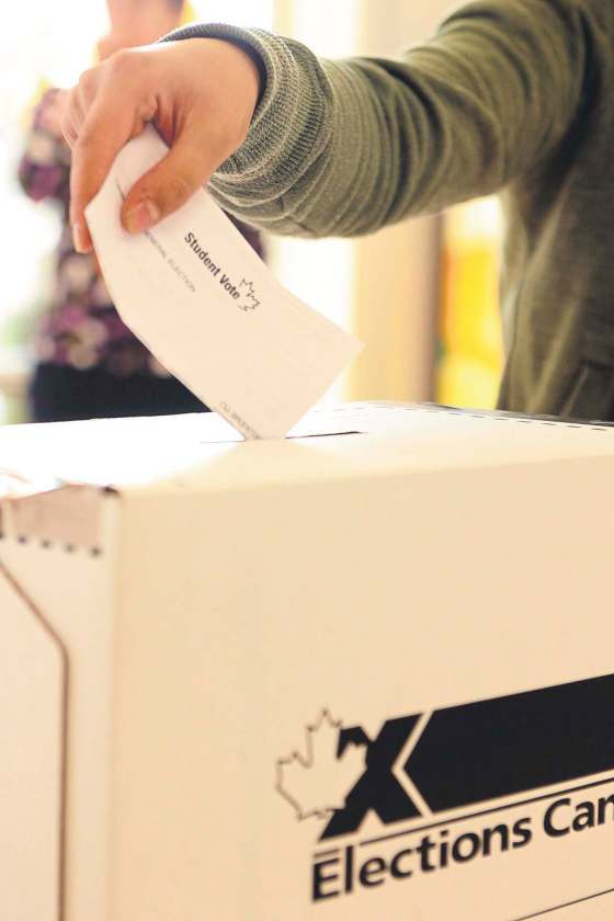 PAT McGRATH / OTTAWA CITIZENIf you don’t vote, don’t complain about the outcome of the election.