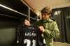 Mike Sudoma / Winnipeg Free Press
Valour FC Midfielder, José Galan folding up his jersey as he packs up his locker Monday afternoon.