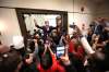 “Through rain, through sleet, through snow, we did it,” Terry Duguid said in a ballroom at the Four Points Sheraton Hotel on Pembina Highway. (Ruth Bonneville / Winnipeg Free Press)