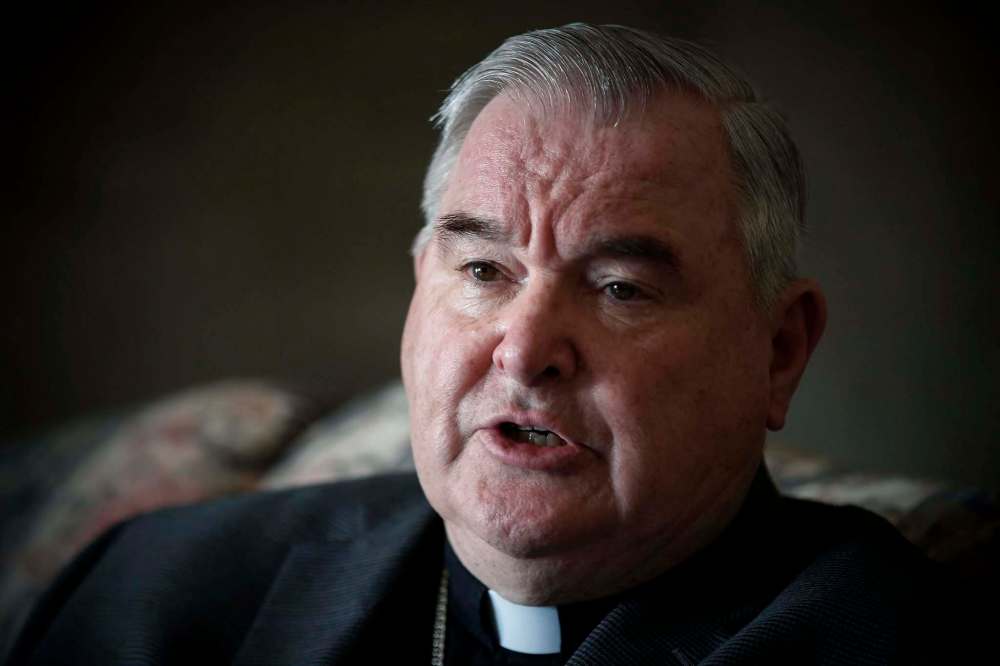 JOHN WOODS / WINNIPEG FREE PRESS FILES
Winnipeg Archbishop Richard Gagnon will head the Canadian Conference of Catholic Bishops. He says he is humbled by the confidence and trust placed in him.