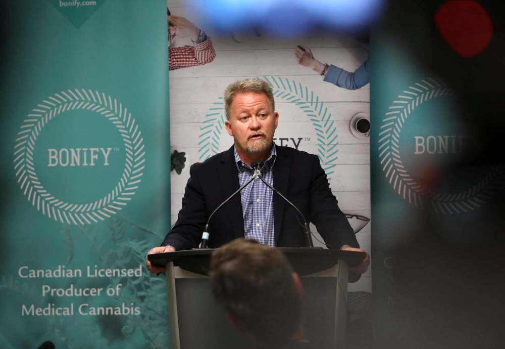 RUTH BONNEVILLE / WINNIPEG FREE PRESS FILES
Bonify acting chief executive officer George Robinson: Bonify wants to return to the market